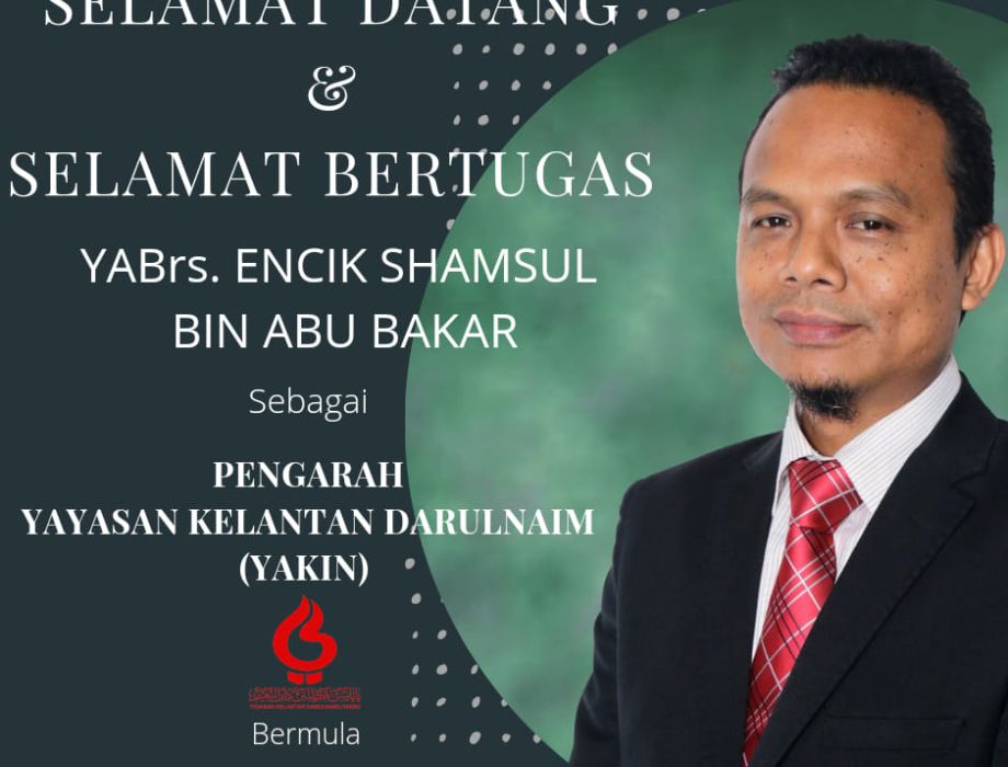 Selamat Datang & Selamat Bertugas Kepada YABrs. En Shamsul Bin Abu Bakar