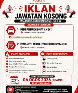 HEBAHAN IKLAN JAWATAN KOSONG