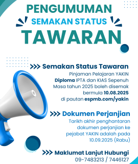 semakan tawaran diploma sepenuh masa 2025